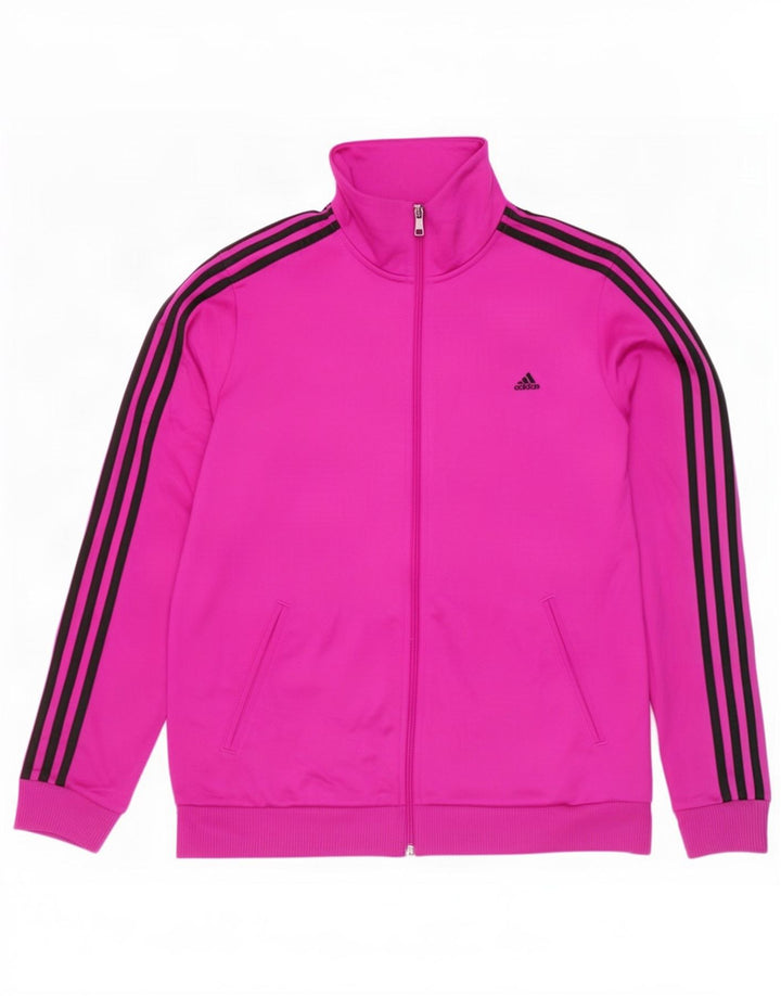 Adidas Veste de survêtement pour femme UK 16/18 Large Rose Polyester