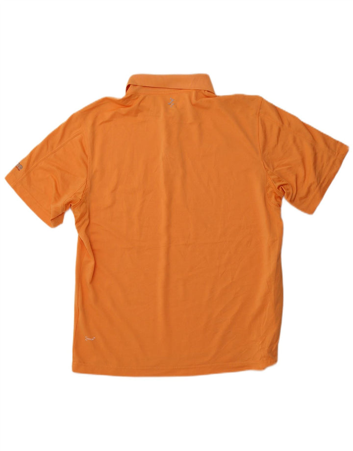 IZOD Polo Homme Orange Moyen Polyester