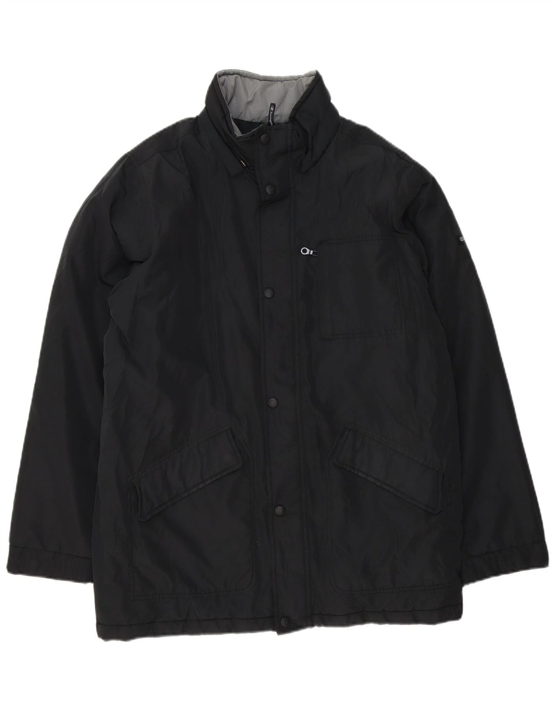 CHAMPION Veste coupe-vent coupe ample pour homme UK 36 Small Noir Polyester