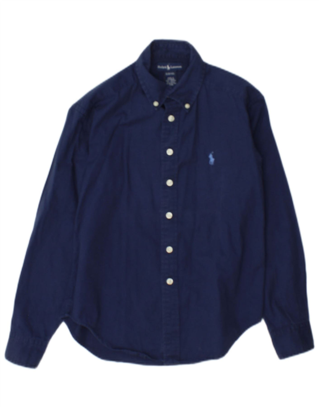 Ralph Lauren Chemise Garçon 8-9 ans Petit Bleu Marine Coton