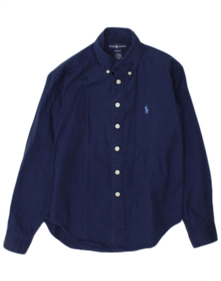 Ralph Lauren Chemise Garçon 8-9 ans Petit Bleu Marine Coton
