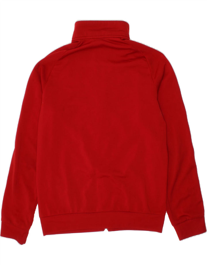 ADIDAS Boys Graphic Tracksuit Top Jacket 9-10 Years Red Polyester Vintage Adidas and Second-Hand Adidas from Messina Hembry 