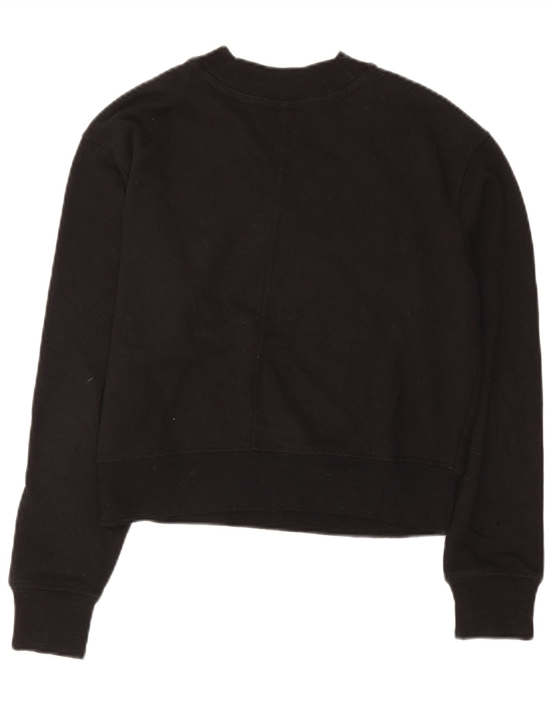 Calvin Klein Sweat-shirt court graphique pour femme UK 12 Noir moyen
