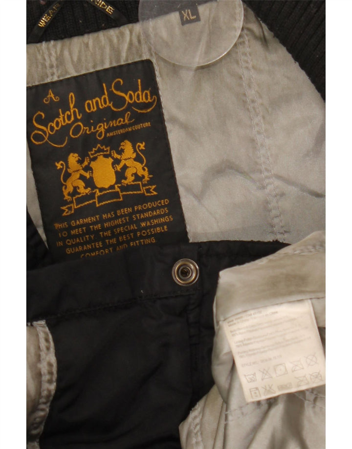 Scotch & Soda Veste Utilitaire Homme UK 42 XL Nylon Noir