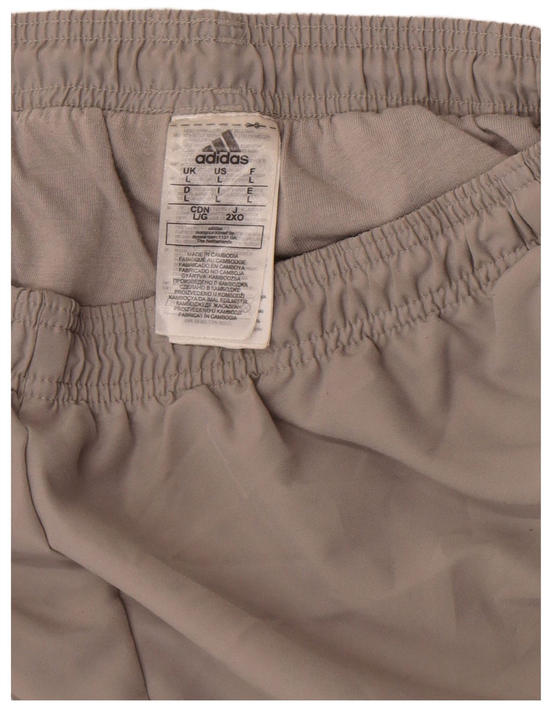 Adidas Pantalon de survêtement pour homme Pantalon de jogging Large Gris Polyester