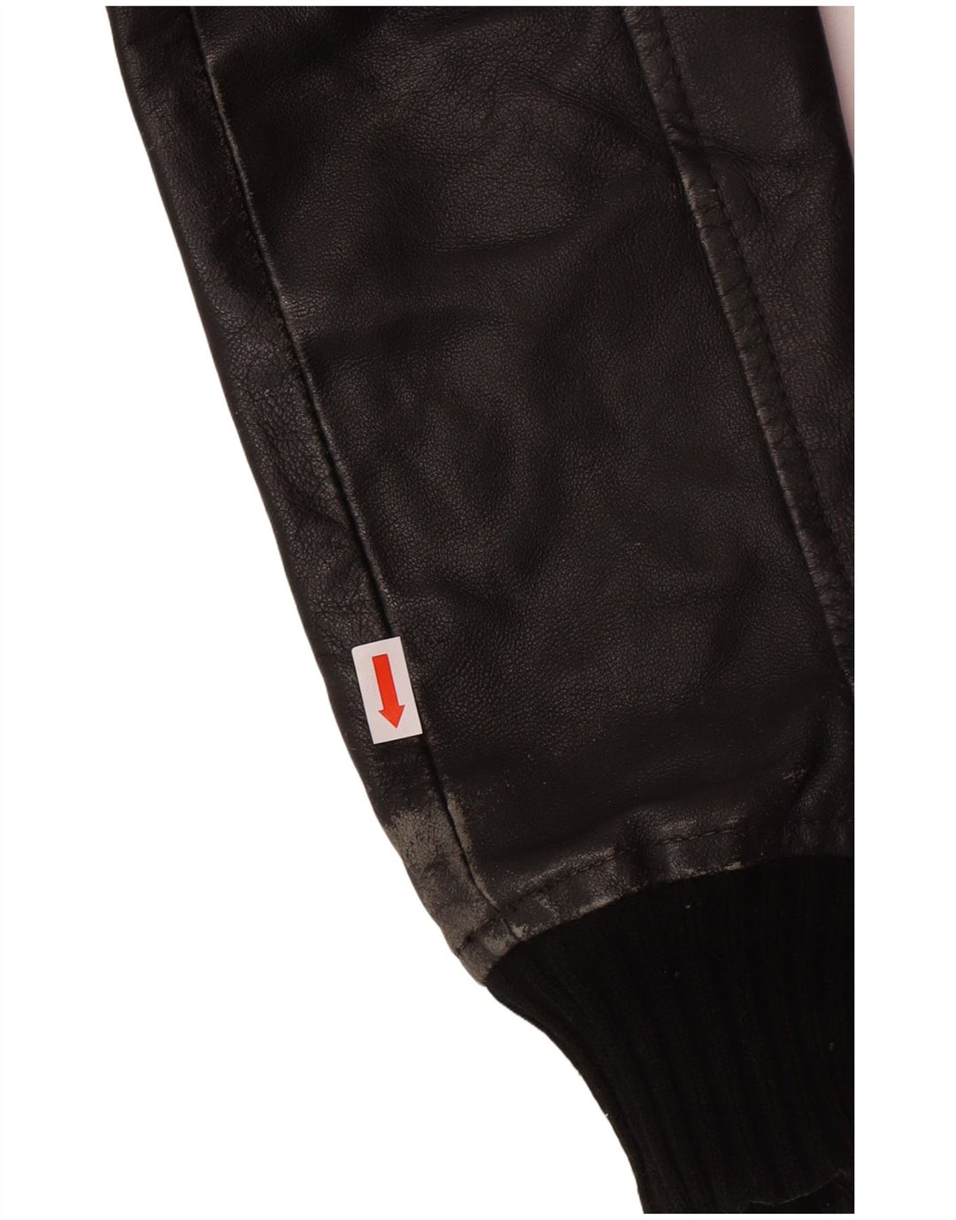 XDYE Veste en cuir pour femme UK 10 Petit motard en cuir noir