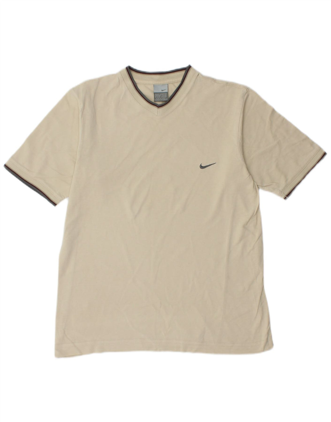 NIKE T-shirt pour homme UK 36/38 Small Blanc cassé