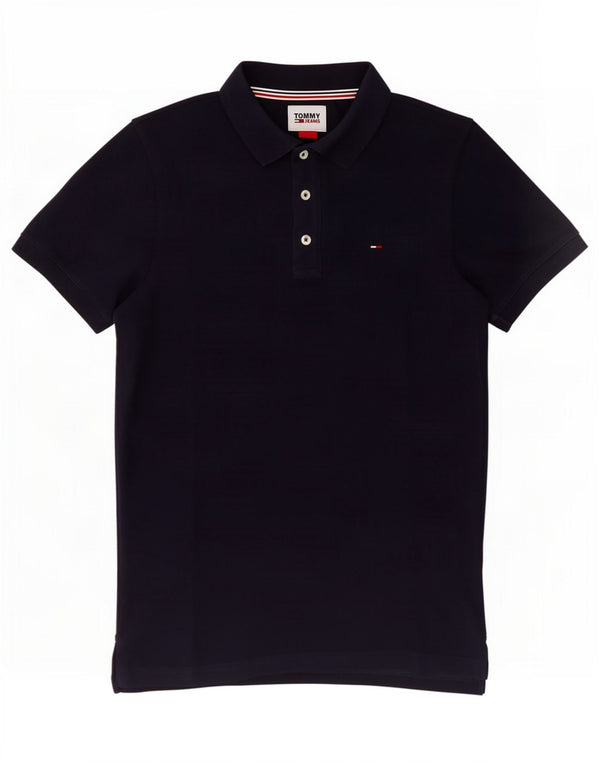 Tommy Hilfiger Polo Homme Bleu Marine Moyen Coton