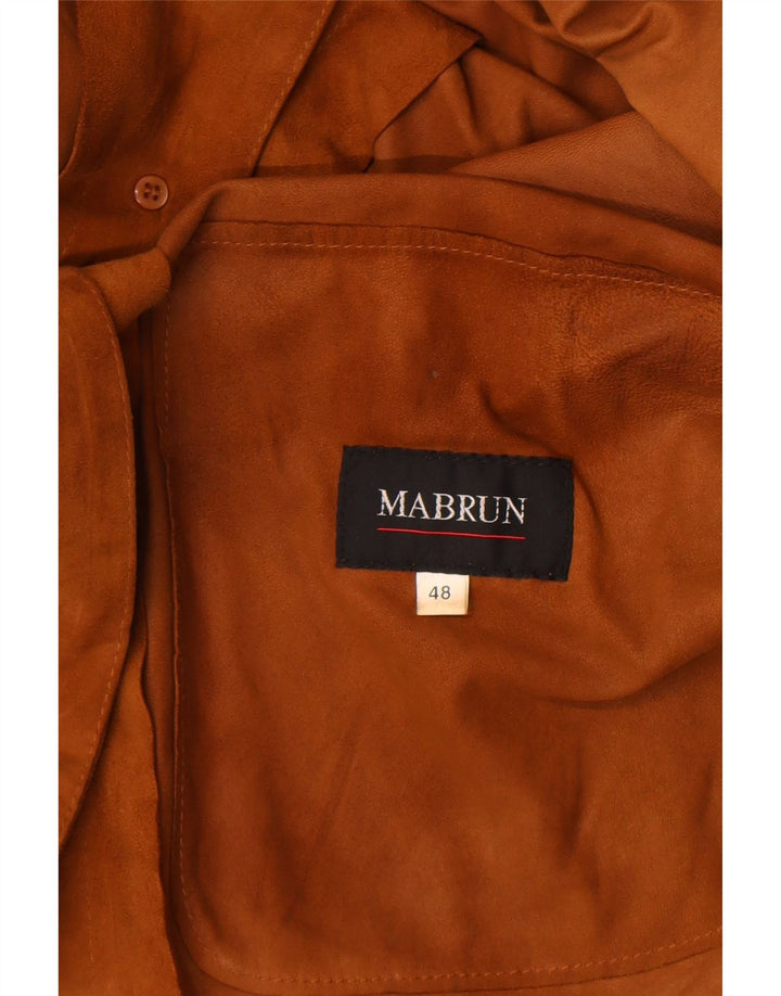 Mabrun Veste En Daim Femme IT 48 XL Beige