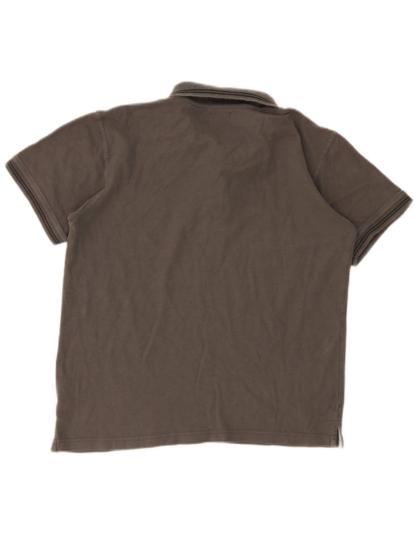 Avirex Polo Homme Grand Coton Rayé Gris