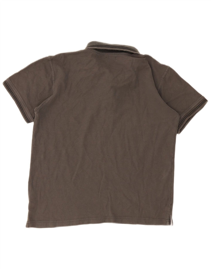 Avirex Polo Homme Grand Coton Rayé Gris