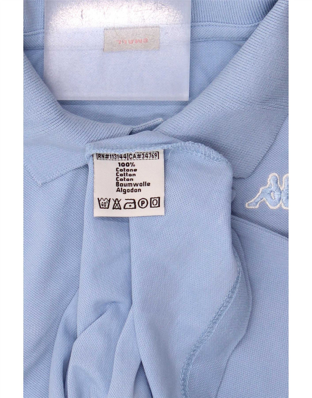 Kappa Polo Homme Petit Bleu Coton