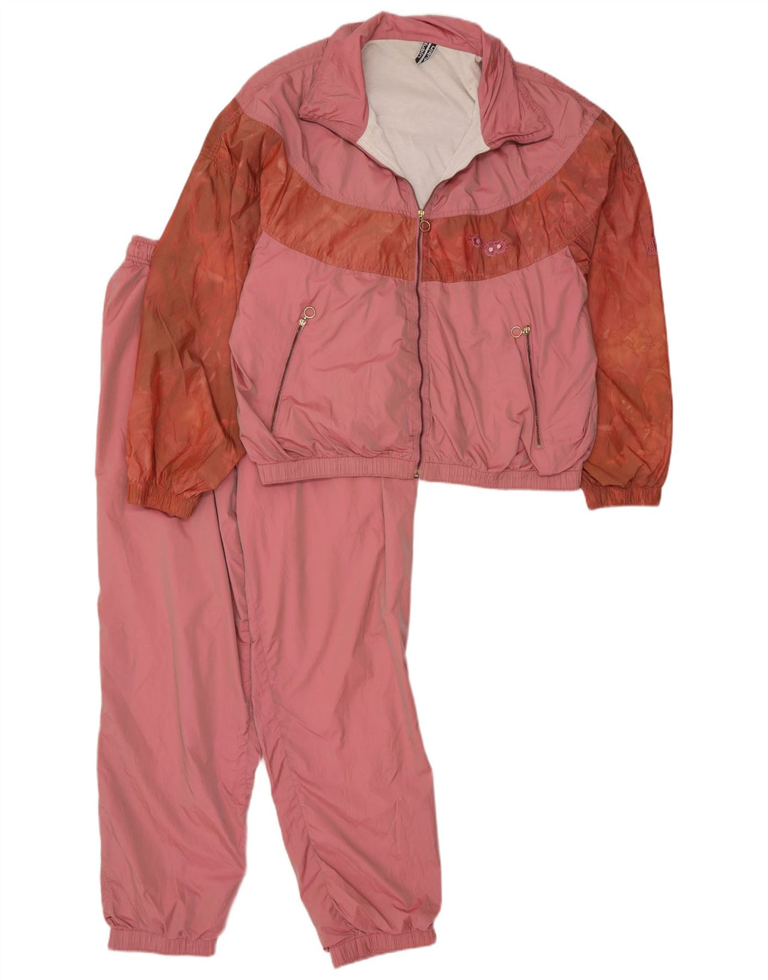 Dubin Survêtement complet pour femme UK 14 Rose moyen Colourblock Polyamide Rétro