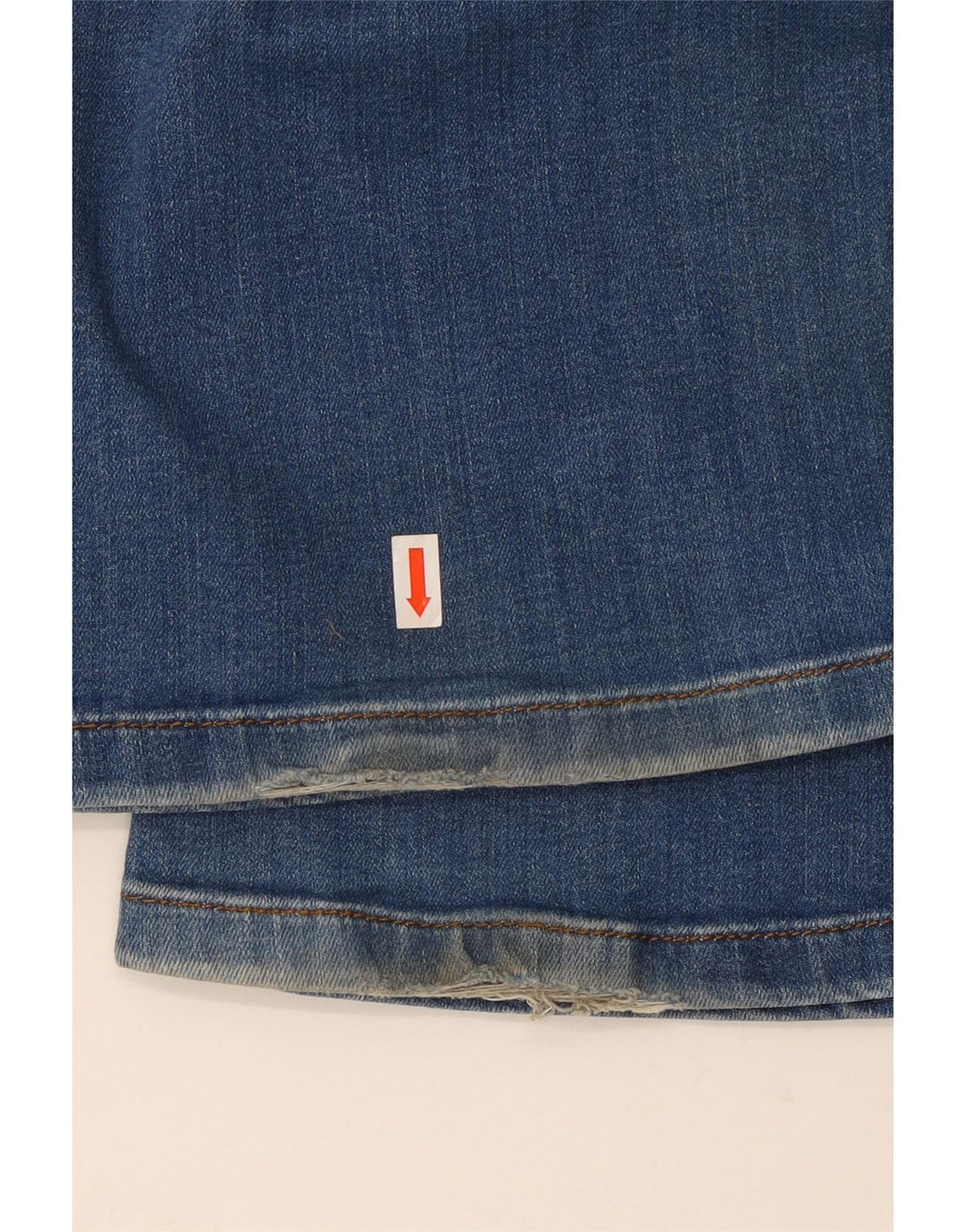 Jean évasé femme ZARA EU 34 2XS W24 L34 coton bleu