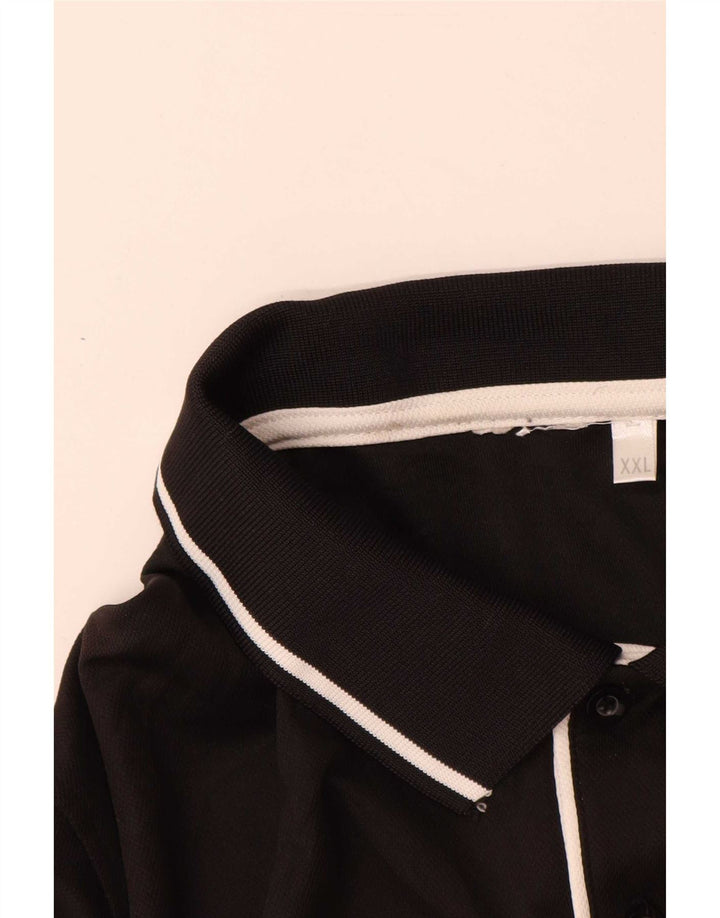 Adidas Polo Homme 2XL Noir Colorblock