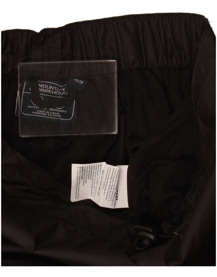 Mountain Warehouse Pantalon imperméable pour femme UK 6 XS Noir Polyester