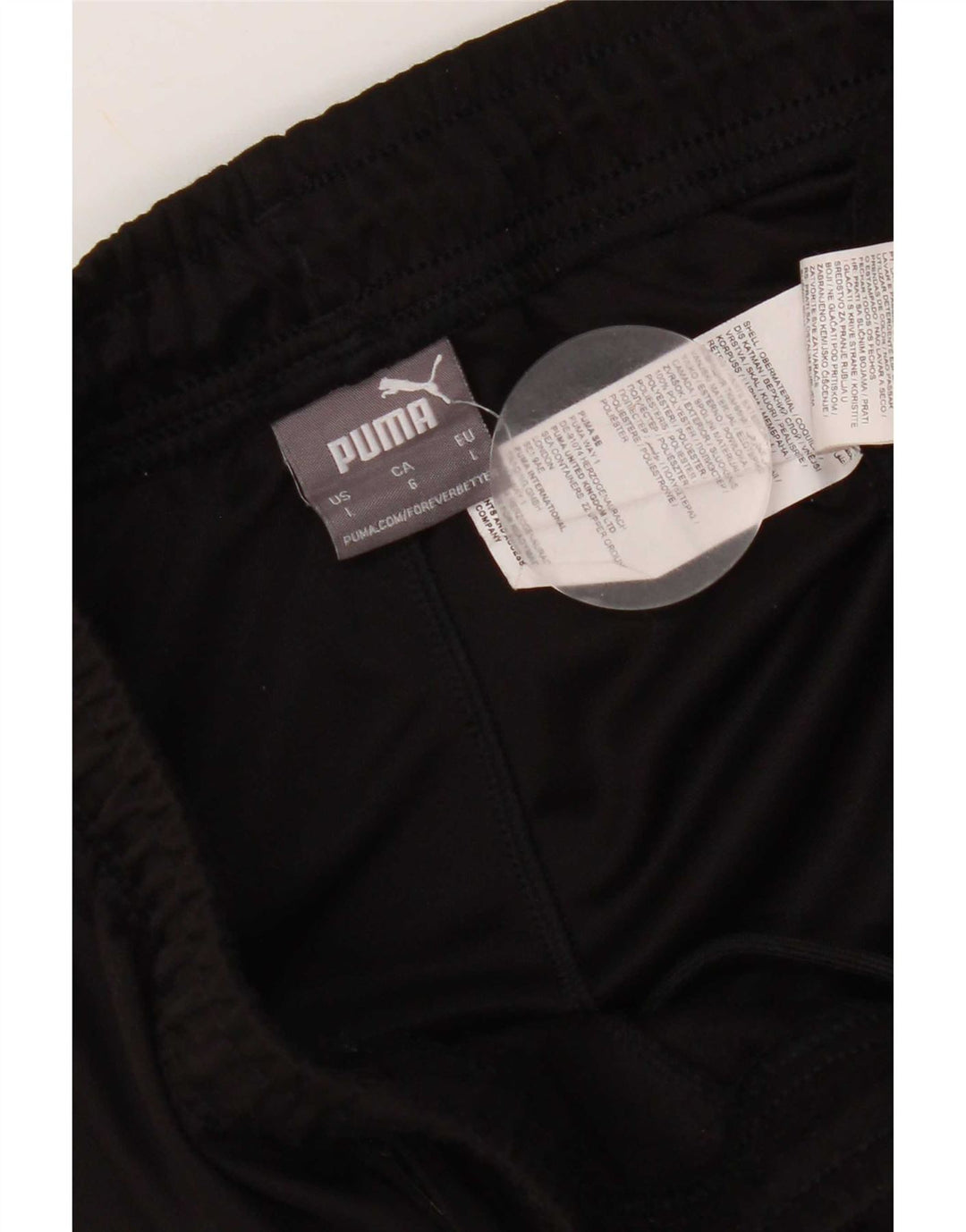 Puma Pantalon de survêtement pour homme Large Noir Colorblock Polyester