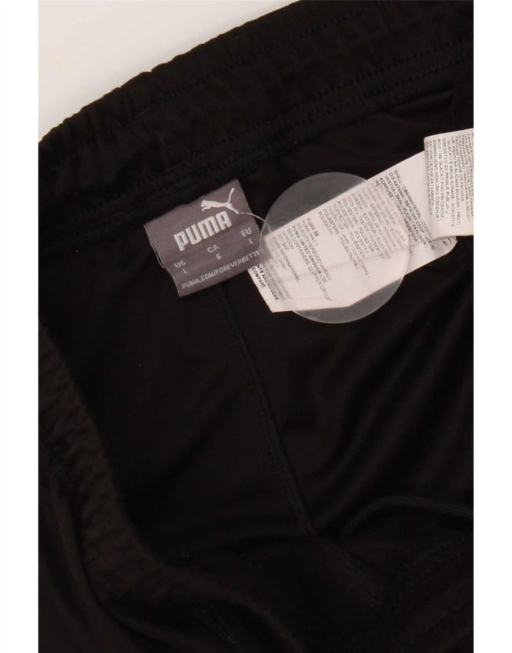 Puma Pantalon de survêtement pour homme Large Noir Colorblock Polyester