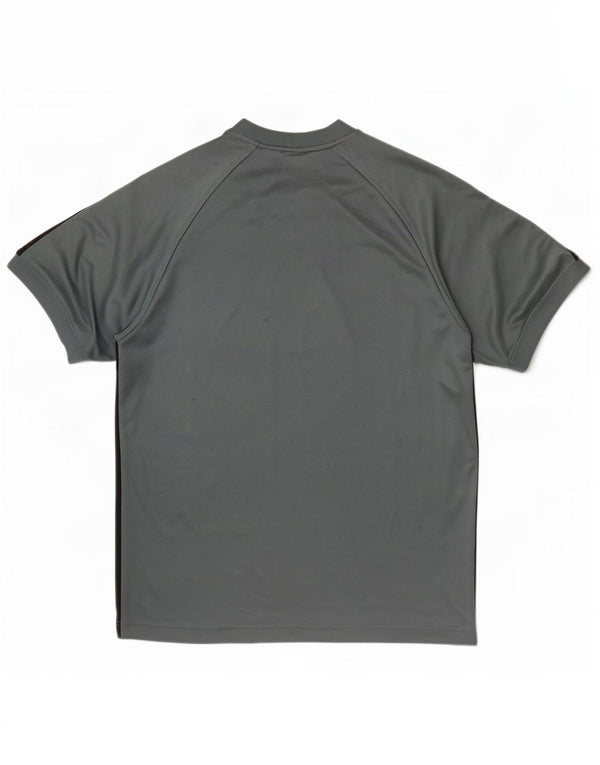 Nike T-shirt pour homme en polyester color block vert moyen