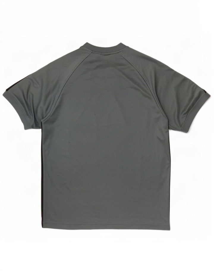 Nike T-shirt pour homme en polyester color block vert moyen