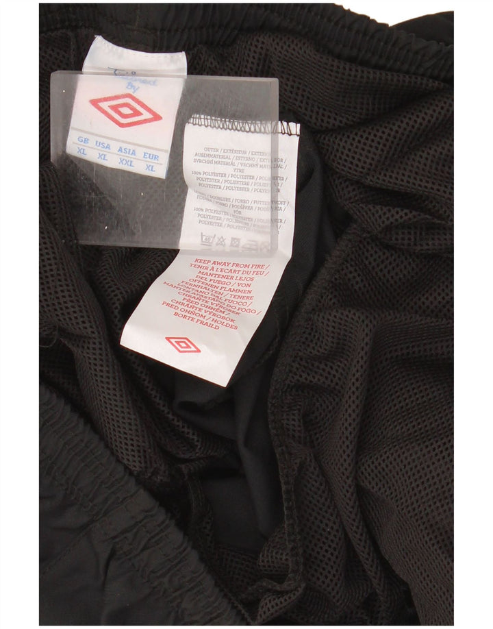 Umbro Short de Sport Homme XL Noir Polyester