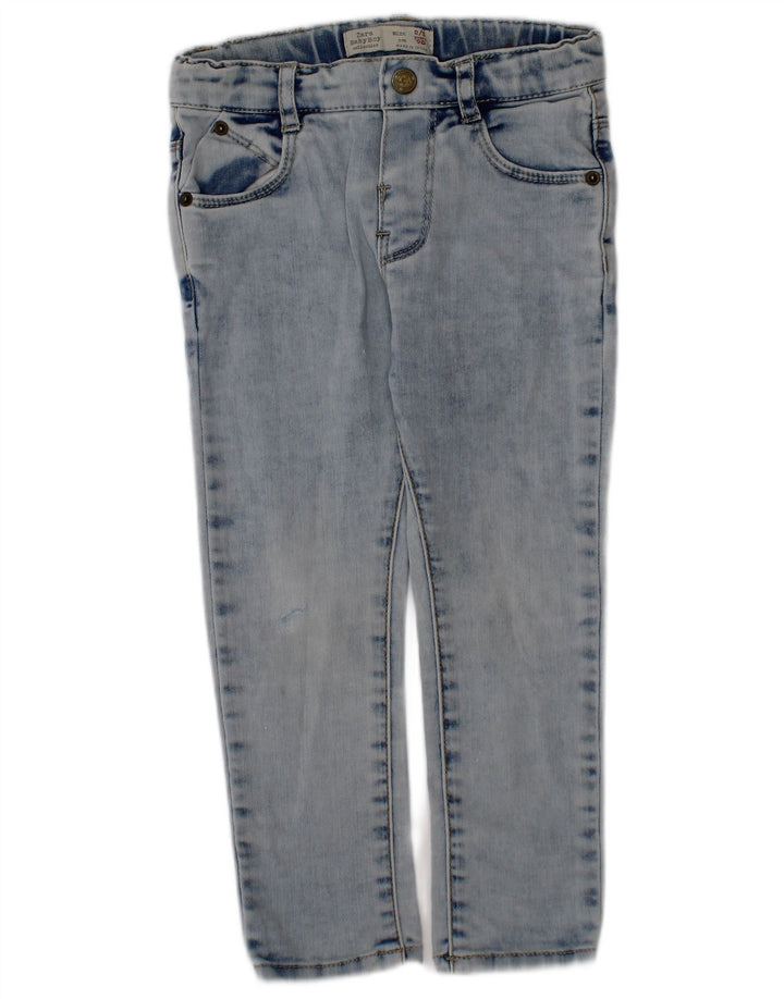 Zara Garçon Slim Jeans 2-3 ans W20 L13 Bleu Coton