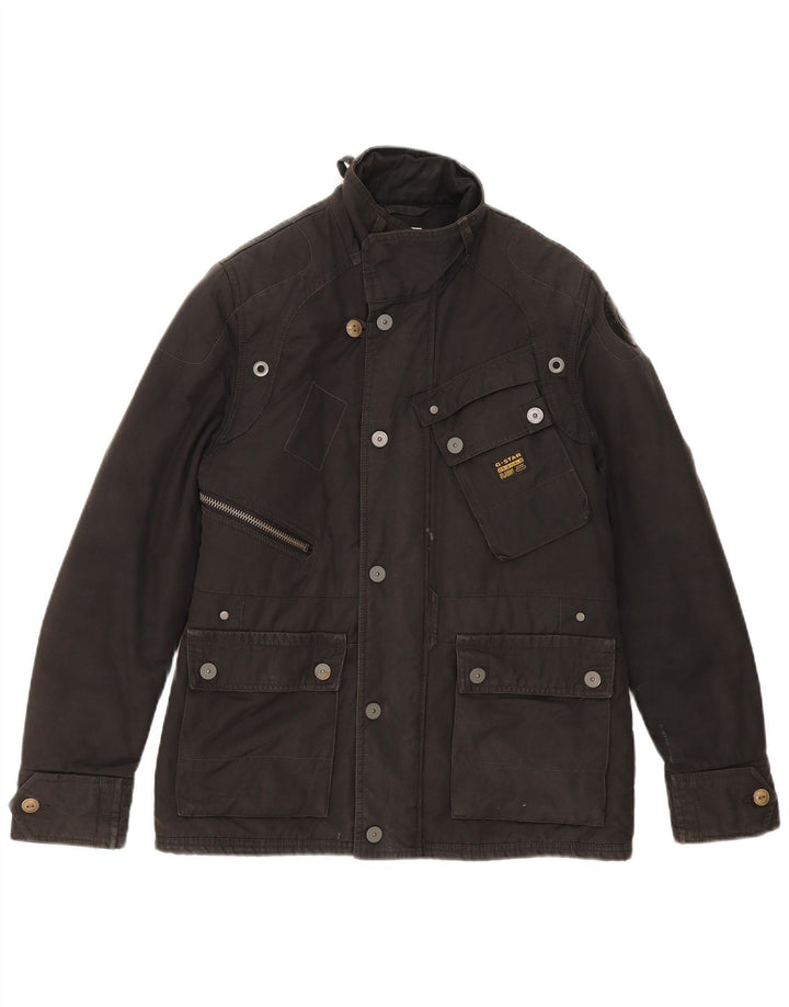 G-Star Veste coupe-vent pour homme UK 36 Small Gris Coton