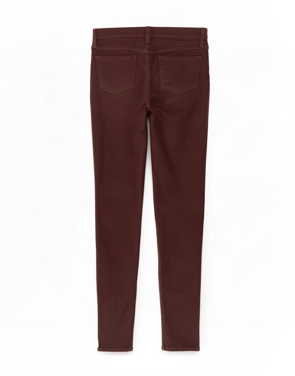 Gap Pantalon skinny décontracté pour femme UK 10 Small W28 L30 Coton bordeaux