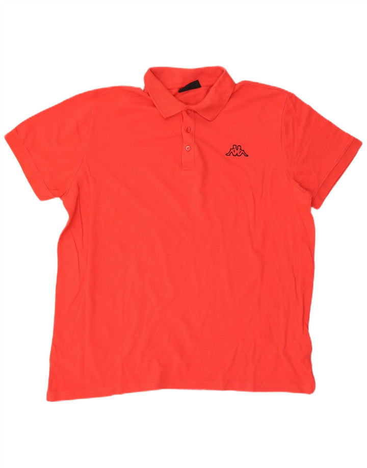 Kappa Polo Homme 2XL Rouge Coton