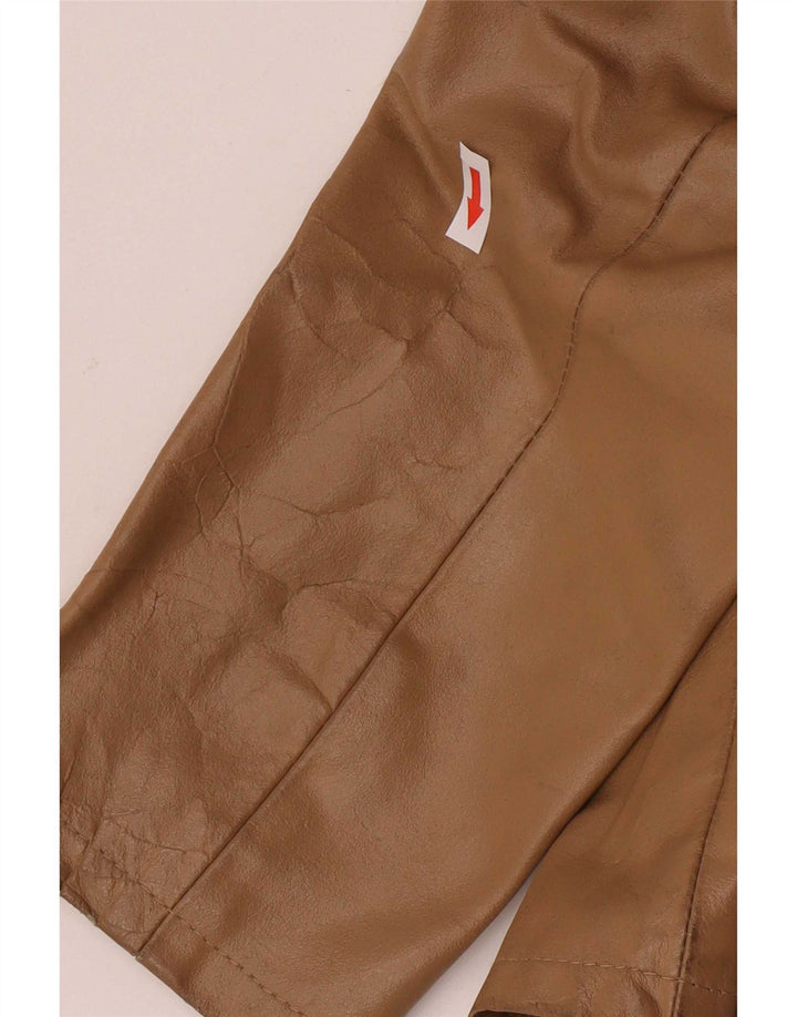 Conbipel Veste En Cuir Femme IT 44 Marron Moyen