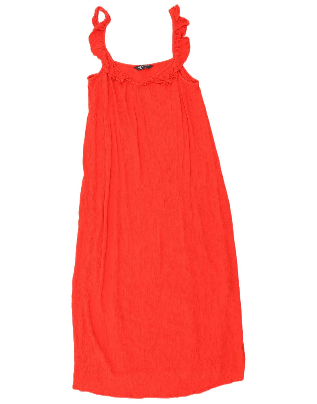 Marks & Spencer Robe d'été longue pour femme UK 14 Rouge moyen