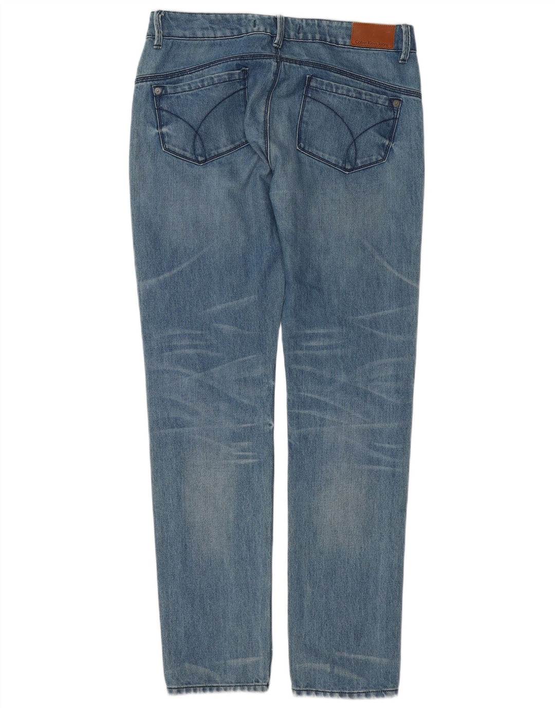 CALVIN KLEIN Womens Slim Jeans  W31 L32 Blue Cotton