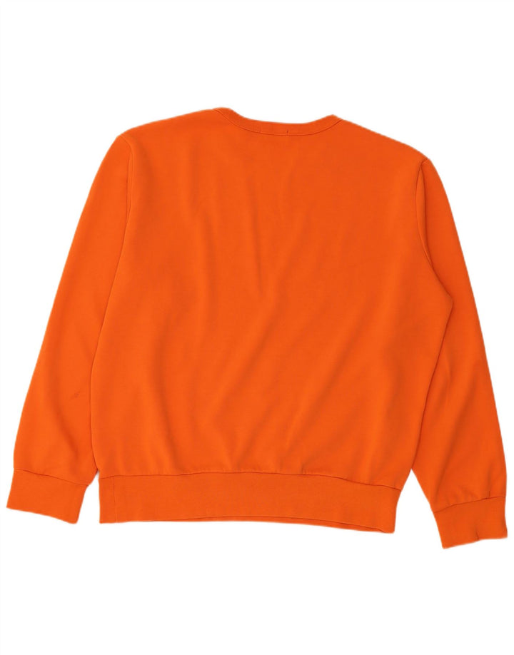 Polo Ralph Lauren Sweat-shirt surdimensionné pour femme UK 14 Orange moyen
