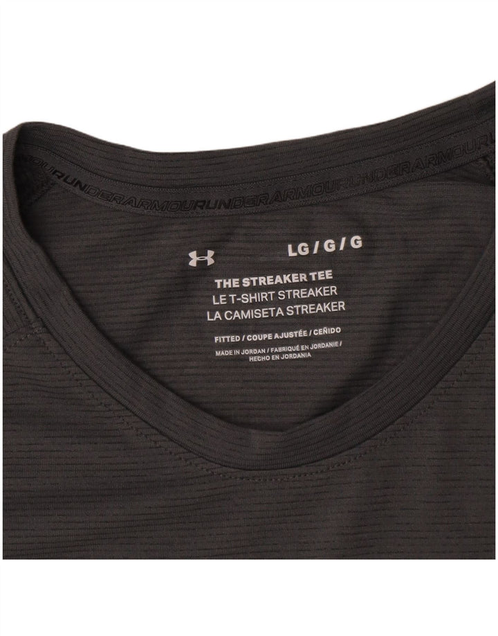 Under Armour T-Shirt ajusté pour hommes, grand, gris