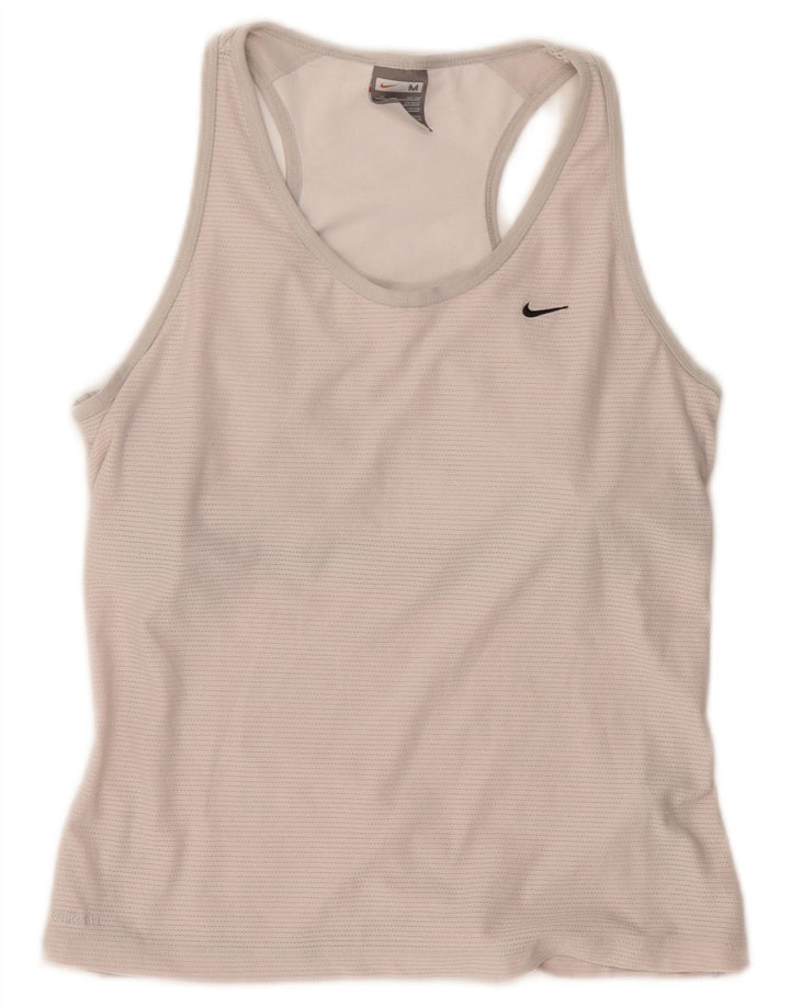 Nike Femme Débardeur UK 10/12 Gris Moyen Polyester