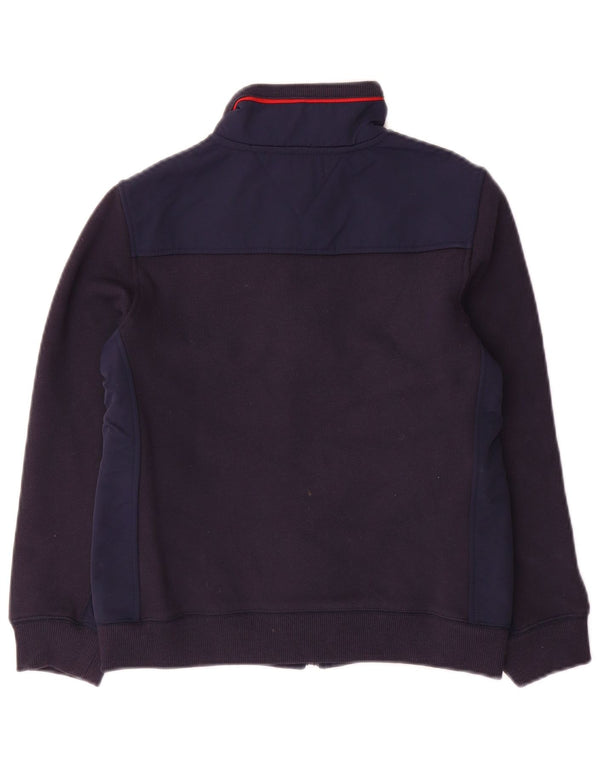 TOMMY HILFIGER Veste de Survêtement Garçon 8-9 Ans Bleu Marine Moyen