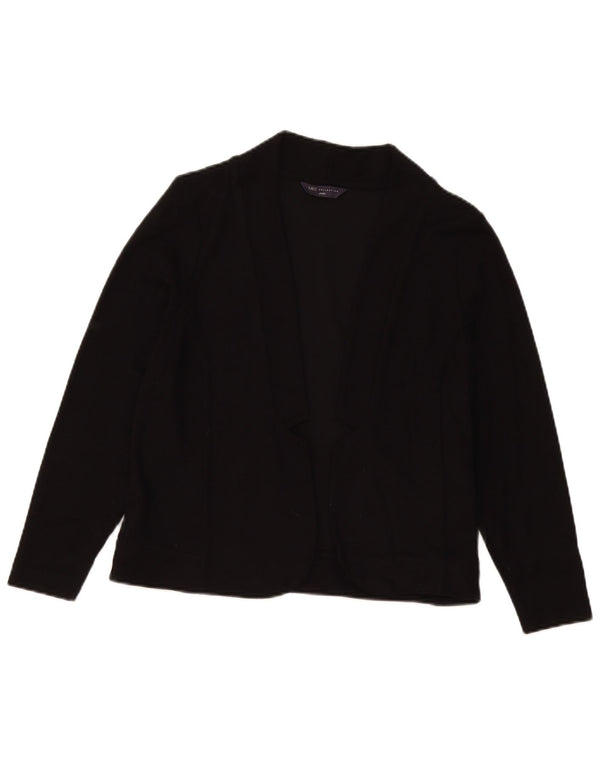 Marks & Spencer Pull Cardigan Ouvert Petite Femme UK 18 XL Viscose Noir