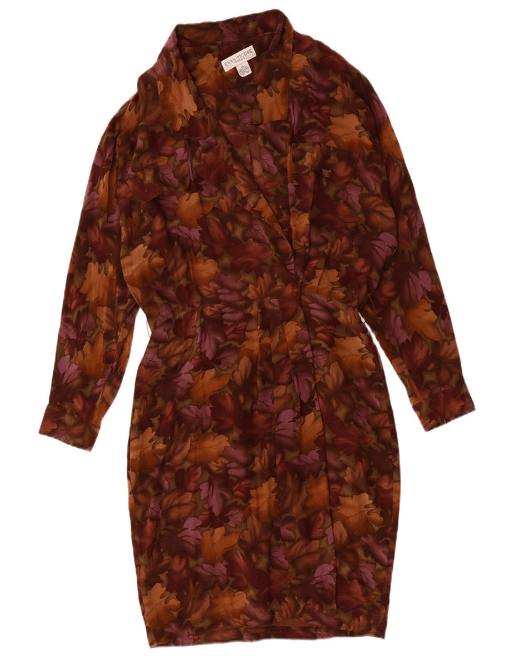 EVAN PICONE Robe moulante pour femme UK 14 Medium Multicolore Floral