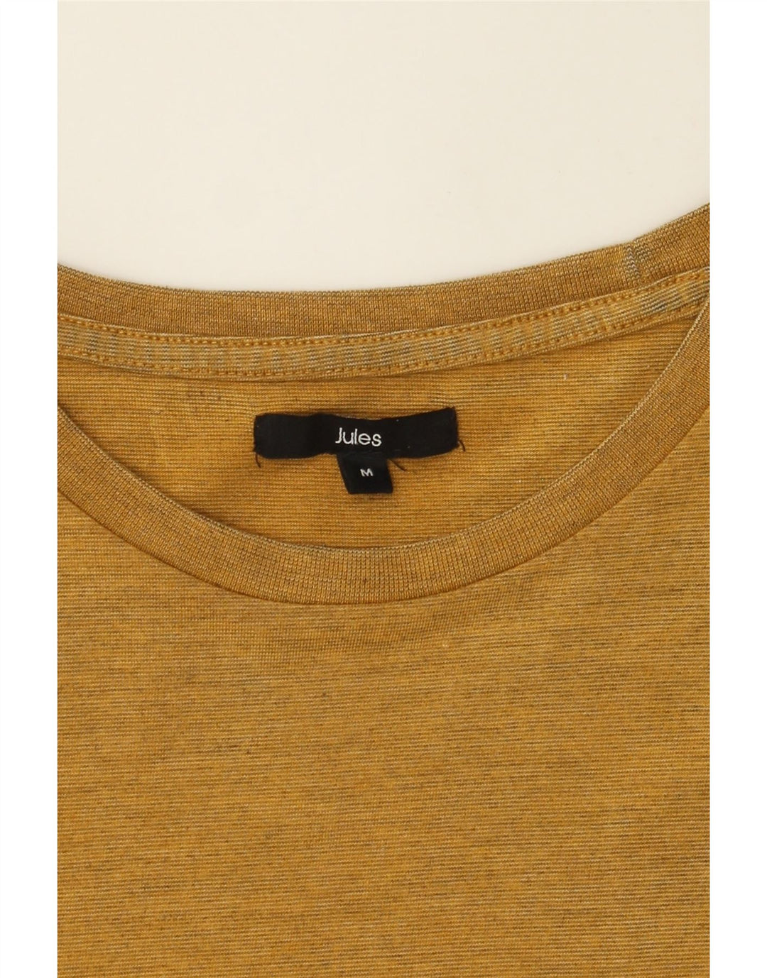 JULES Mens T-Shirt Top Medium Yellow Cotton Vintage Jules and Second-Hand Jules from Messina Hembry 