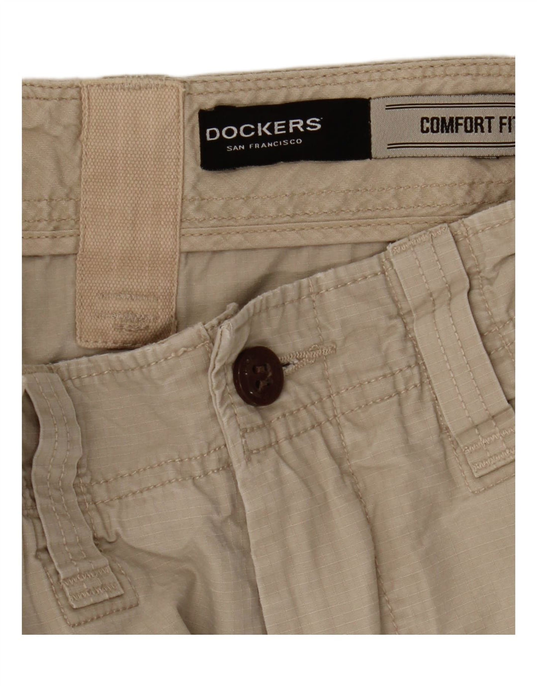 Dockers Short Cargo Coupe Confort W31 Homme Coton Beige Moyen