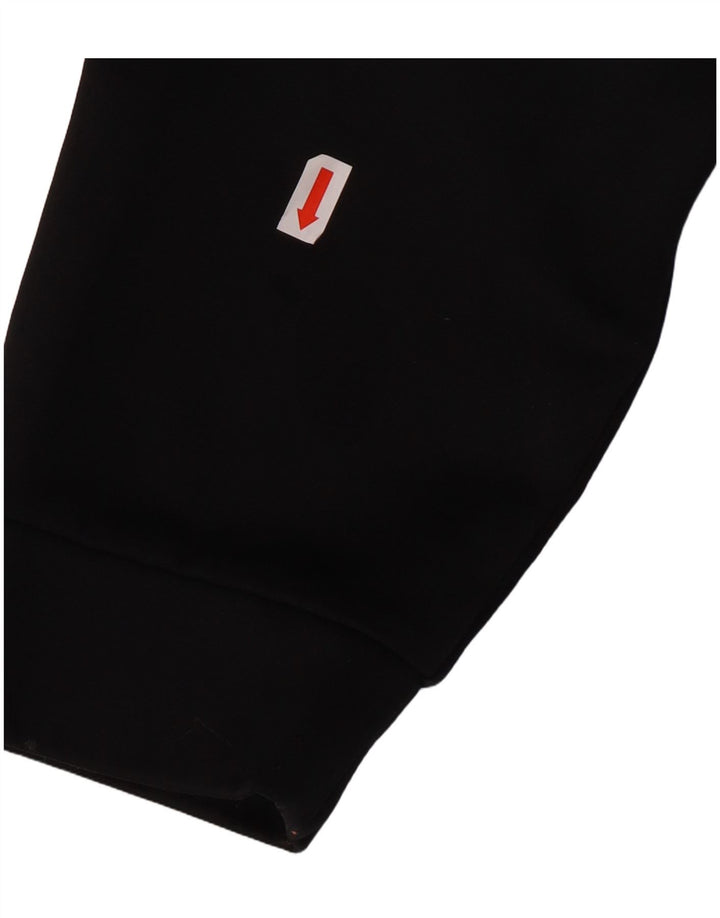 NIKE Pull à capuche zippé Dri Fit pour homme en polyester noir moyen