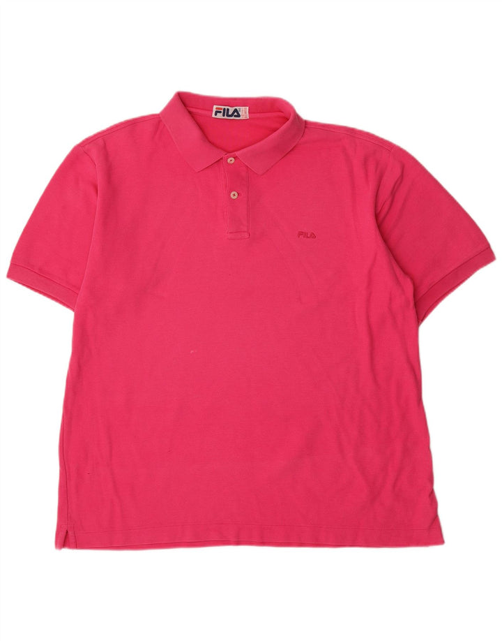 Fila Polo Homme IT 52 Large Rose Coton
