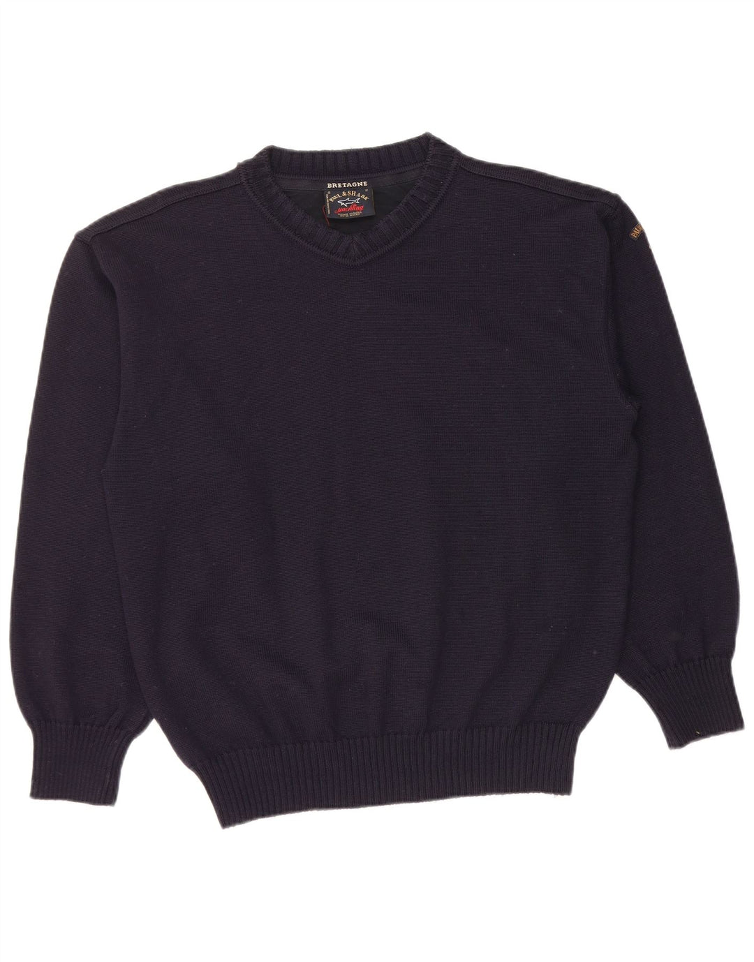 PAUL & SHARK Pull Col V Homme Bleu Marine Moyen Laine Vierge