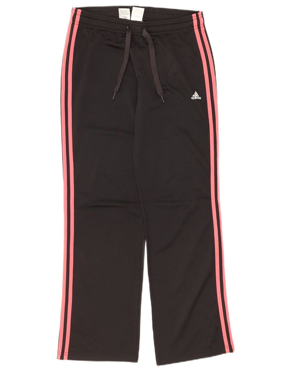 ADIDAS Pantalon de survêtement pour femme UK 8/10 Small Noir Polyester
