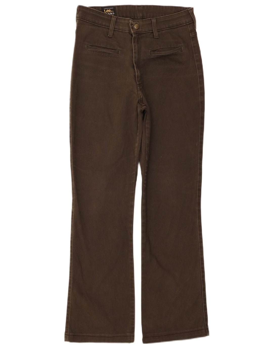 LEE Pantalon décontracté droit femme W26 L27 Kaki