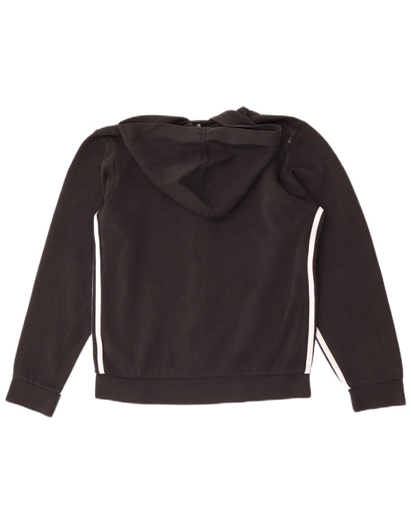 Adidas Pull à capuche zippé pour homme XS en coton noir