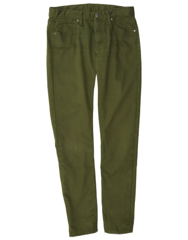 Patagonia Pantalon décontracté slim pour femme US 6 Medium W30 L31 Vert Coton