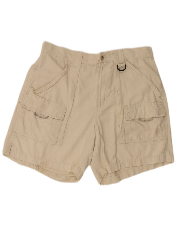 Columbia Short Cargo Homme Moyen W32 Beige Coton