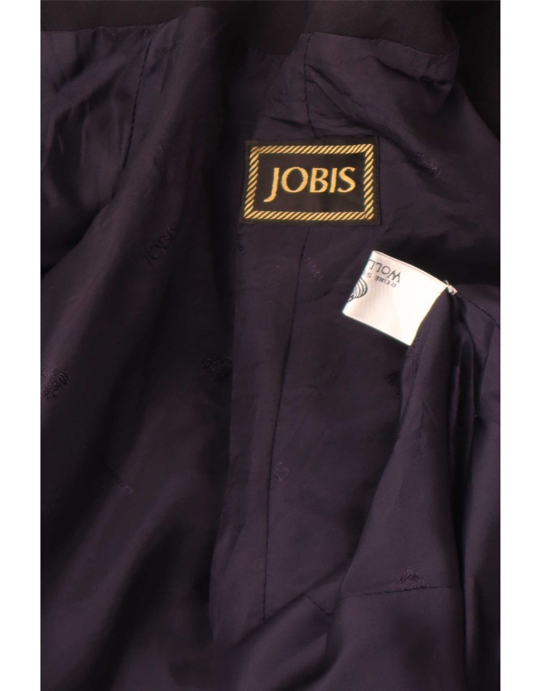 Jobis Veste blazer longue à double boutonnage pour femme UK 14 Bleu marine moyen