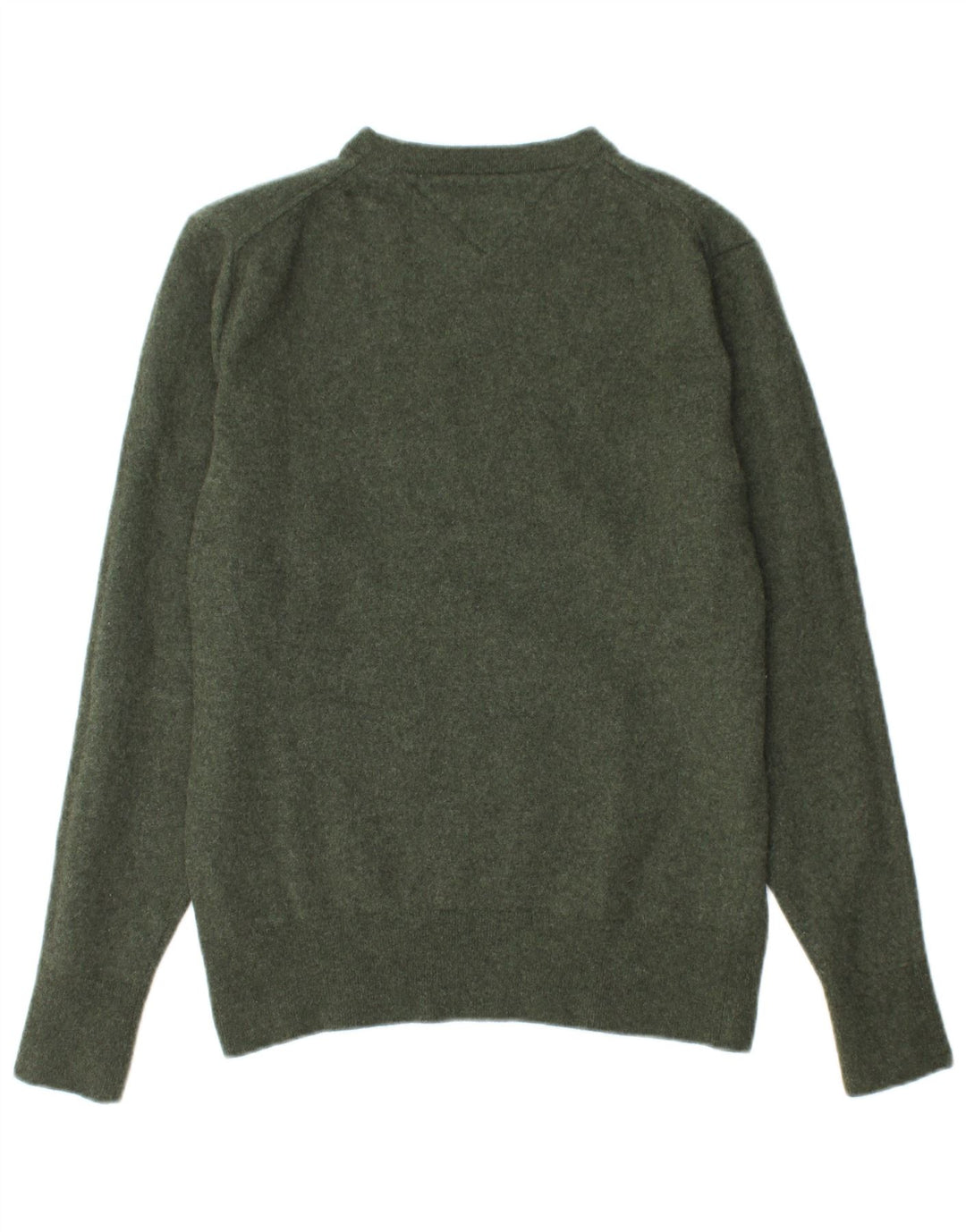 TOMMY HILFIGER Pull ras du cou pour garçon 13-14 ans XL Vert Laine